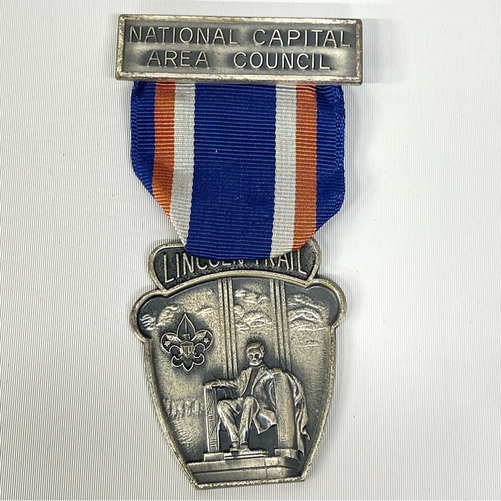 Boy Scouts of America BSA Medal - National Capital Area Council Lincoln Trail